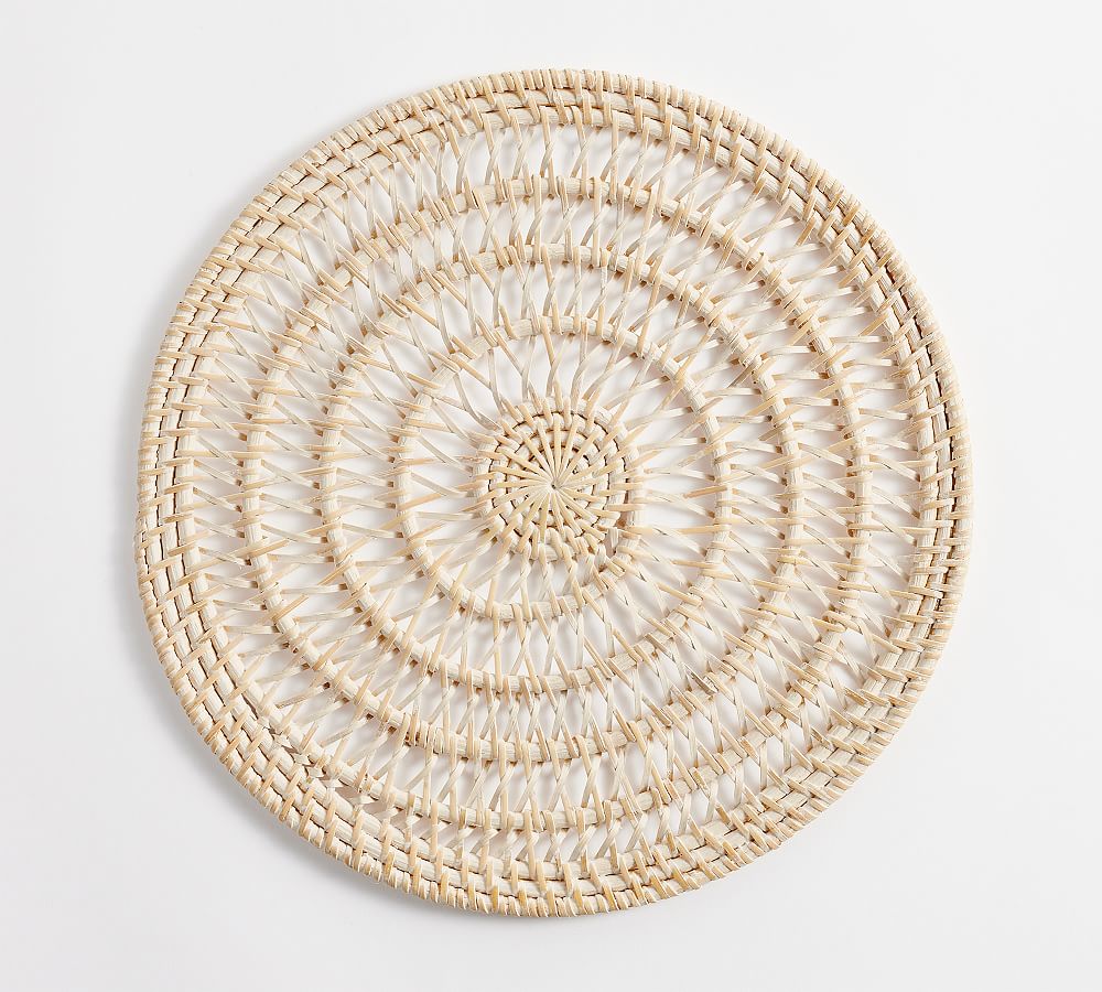 Miramar Handwoven Rattan Charger Plate