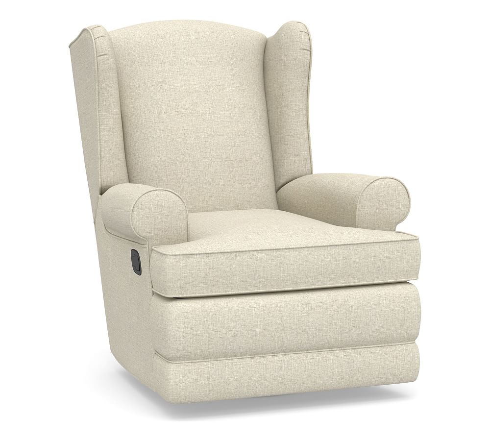 Pottery barn modern outlet wingback recliner