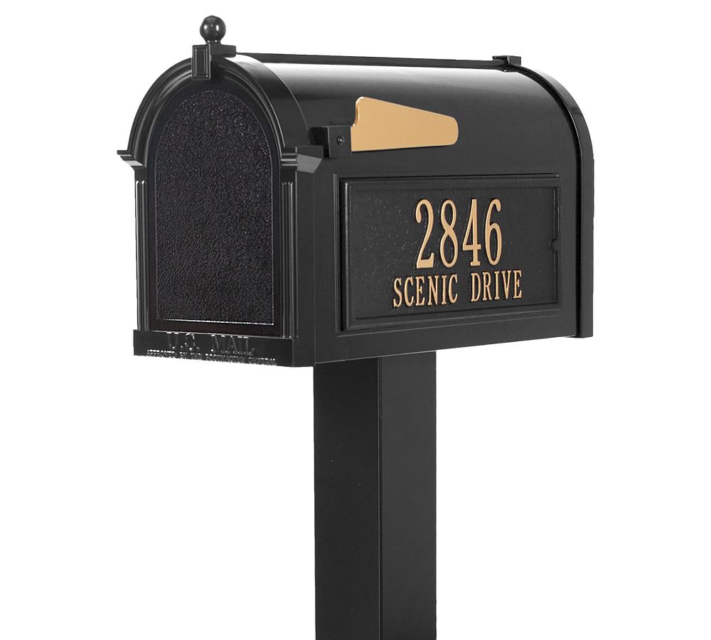 Vintage Cole Rustic Aluminum Cast Metal Mailbox Letters NOS Letter X
