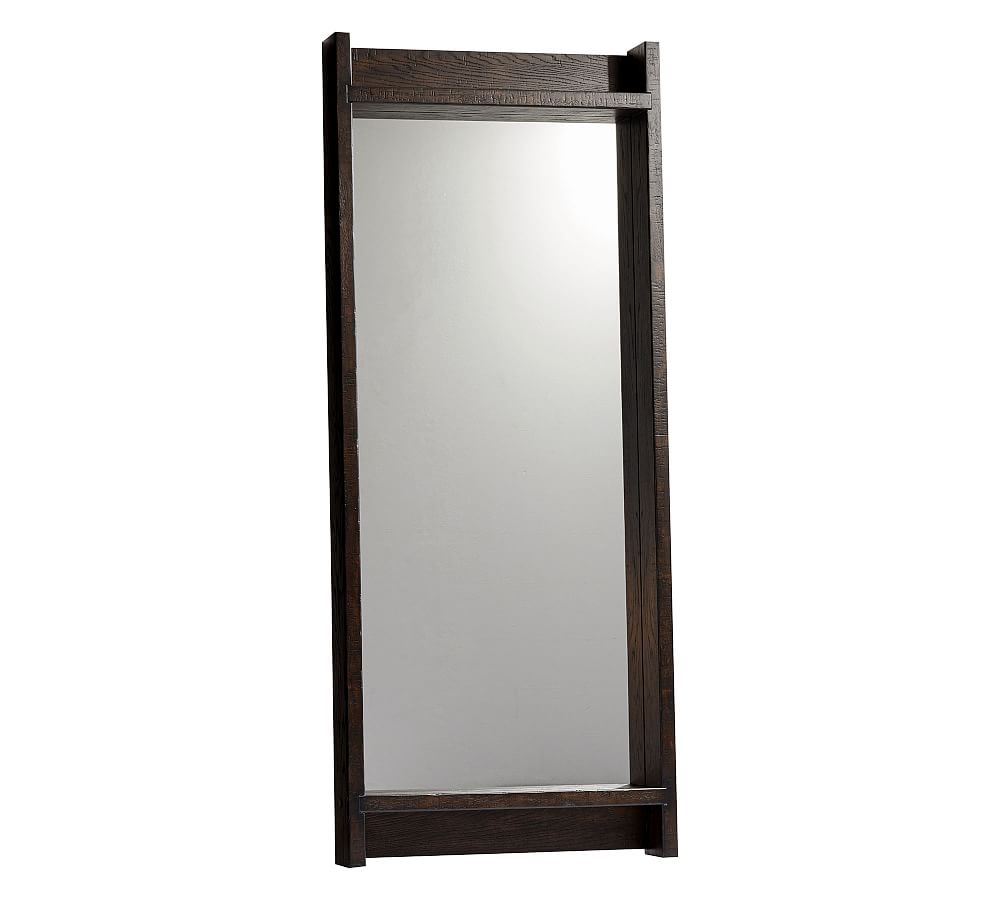 Benchwright Wood Frame Grand Floor Mirror Pottery Barn
