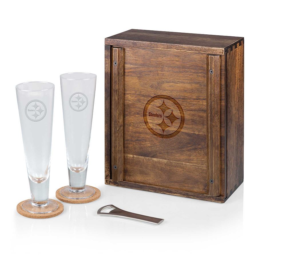 Atlanta Falcons Decanter Gift Set with Wood Gift Box - Football