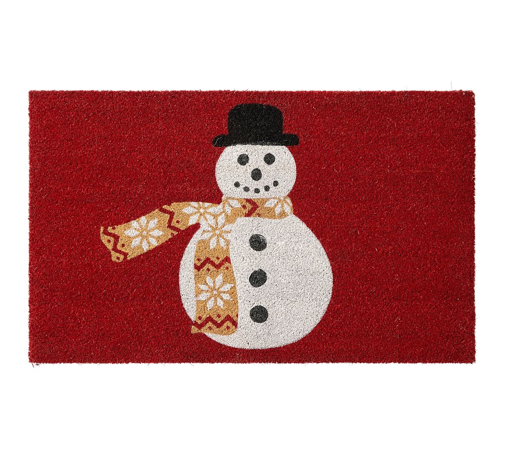 Archie the Snowman Doormat | Pottery Barn