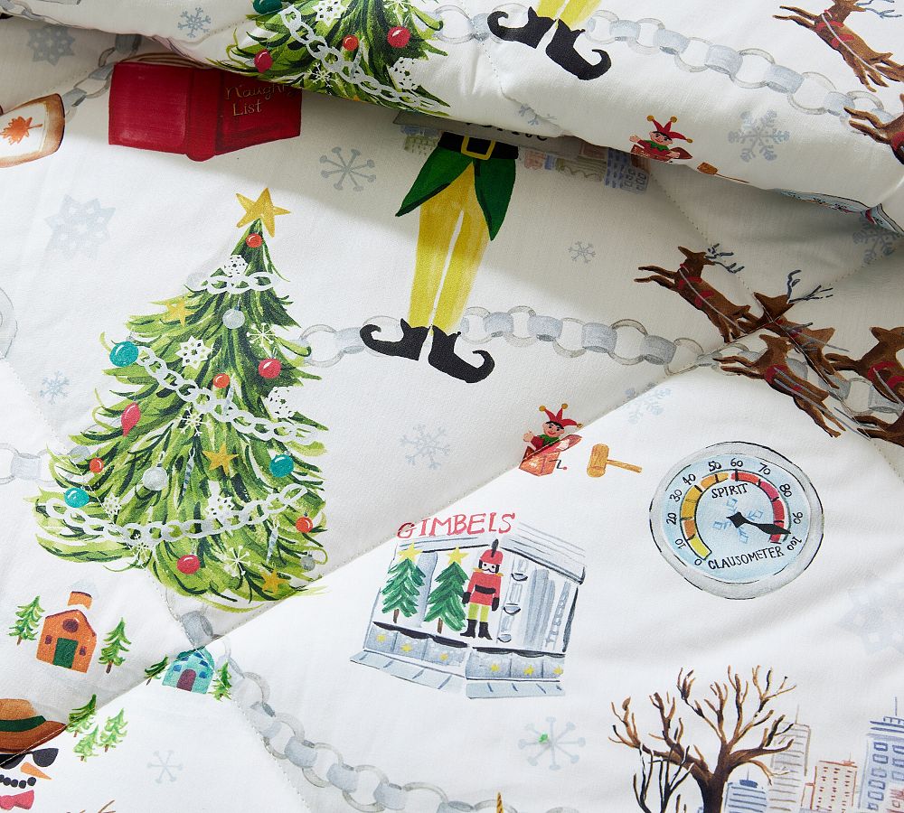 Adult elf christmas bedding