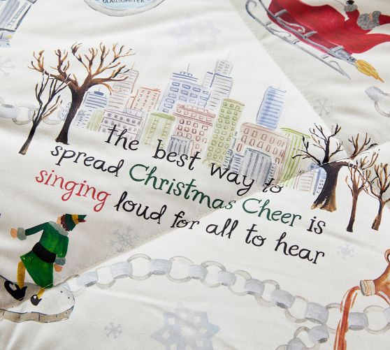 Adult elf christmas bedding