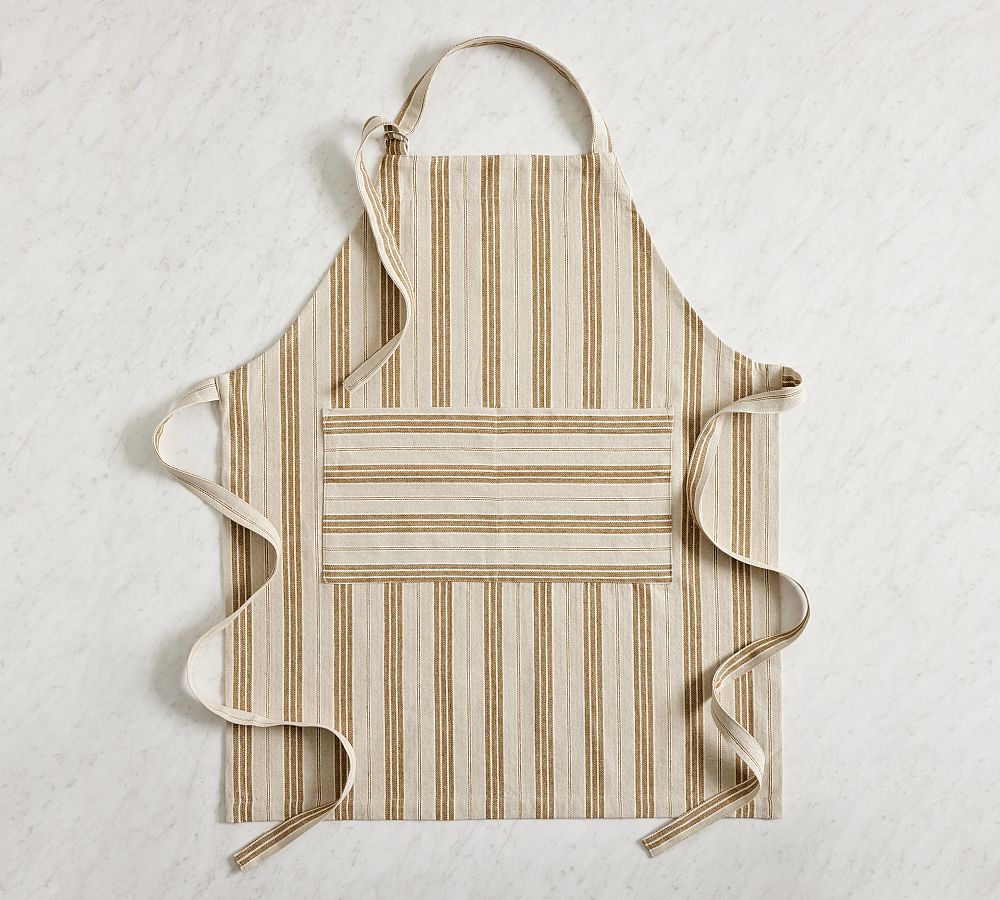 The Pot Holder and Apron Aisle at a Williams Sonoma Store at an