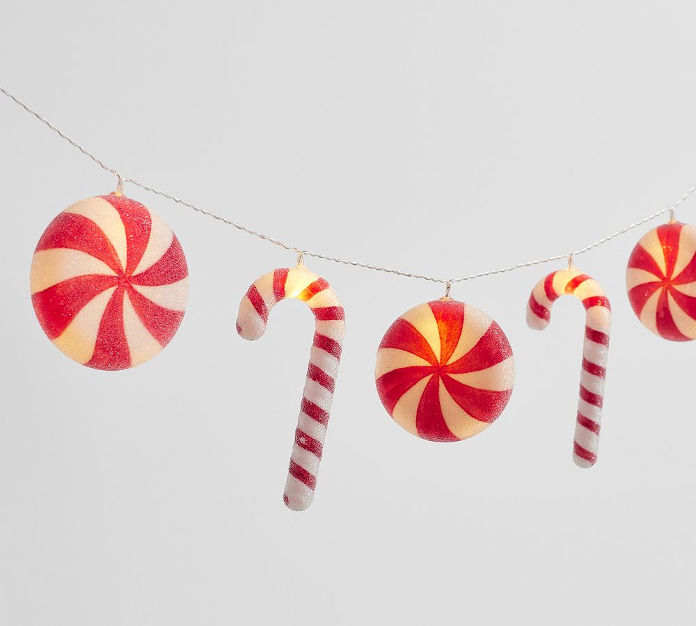 Candy Cane String Lights | Pottery Barn