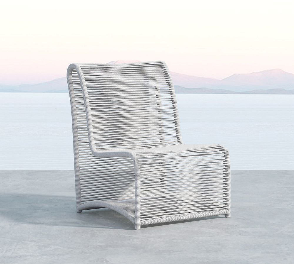 Milo Rope Outdoor Lounge Chair Pottery Barn