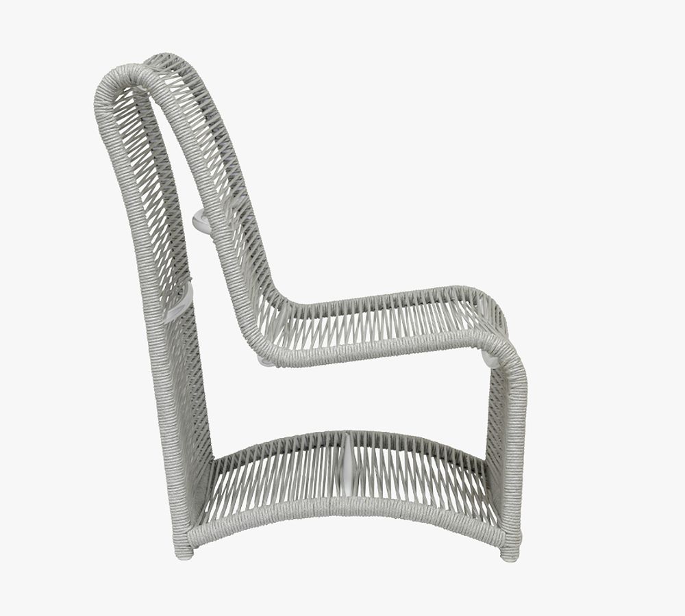 Milo Rope Outdoor Lounge Chair Pottery Barn