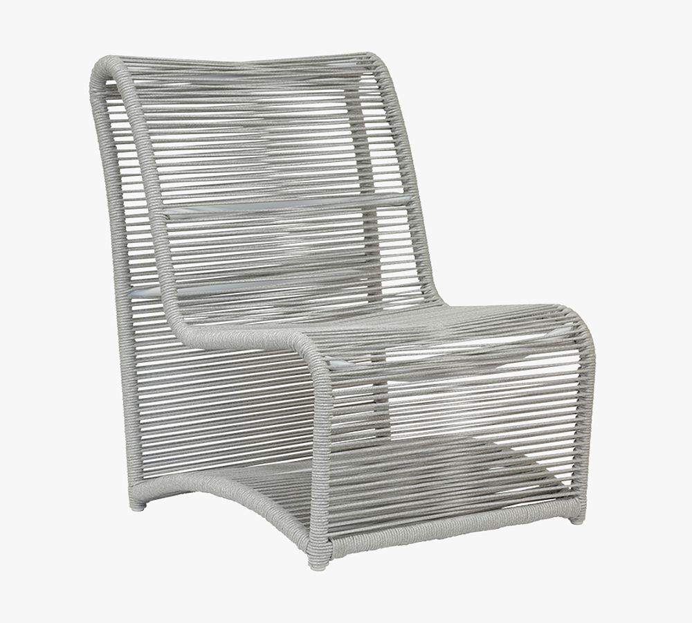 Milo Rope Outdoor Lounge Chair Pottery Barn