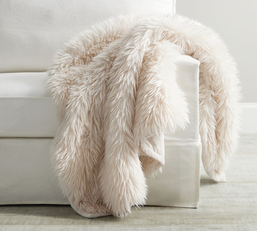 Polar Bear Faux Fur Coat - Faux Fur Throws, Fabric and Fashion