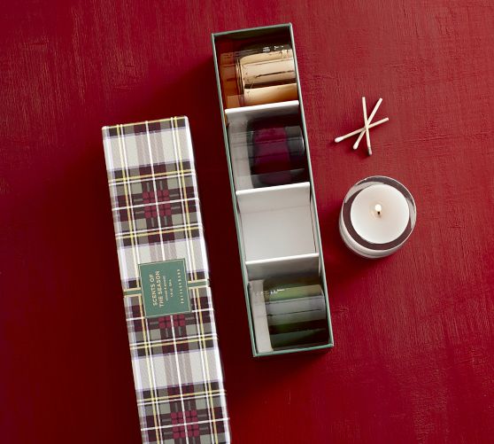Holiday Discovery Scented Votive Candle Gift Set Pottery Barn
