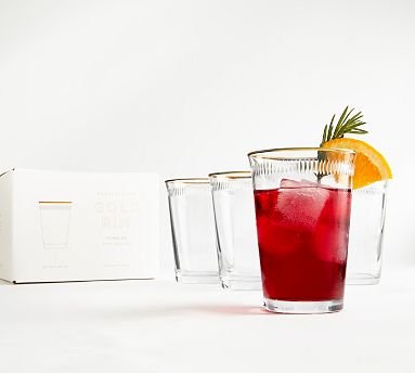 Handmade Wood Barrel Cocktail Tumblers - 12 oz - Set of 2