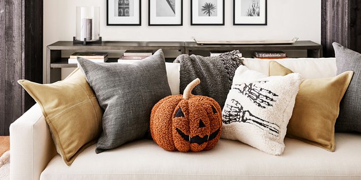 Jack-o'-lantern Pocket Pillow