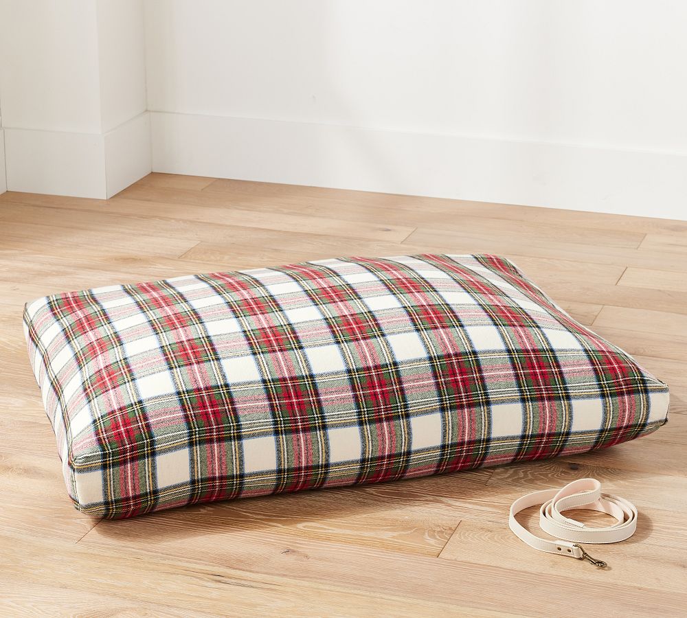 Stewart Plaid Pet Bed Covers Pottery Barn
