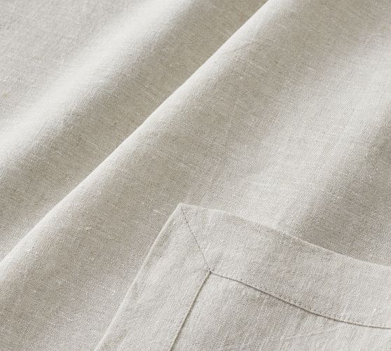 Mason Oversized Linen Tablecloth | Pottery Barn