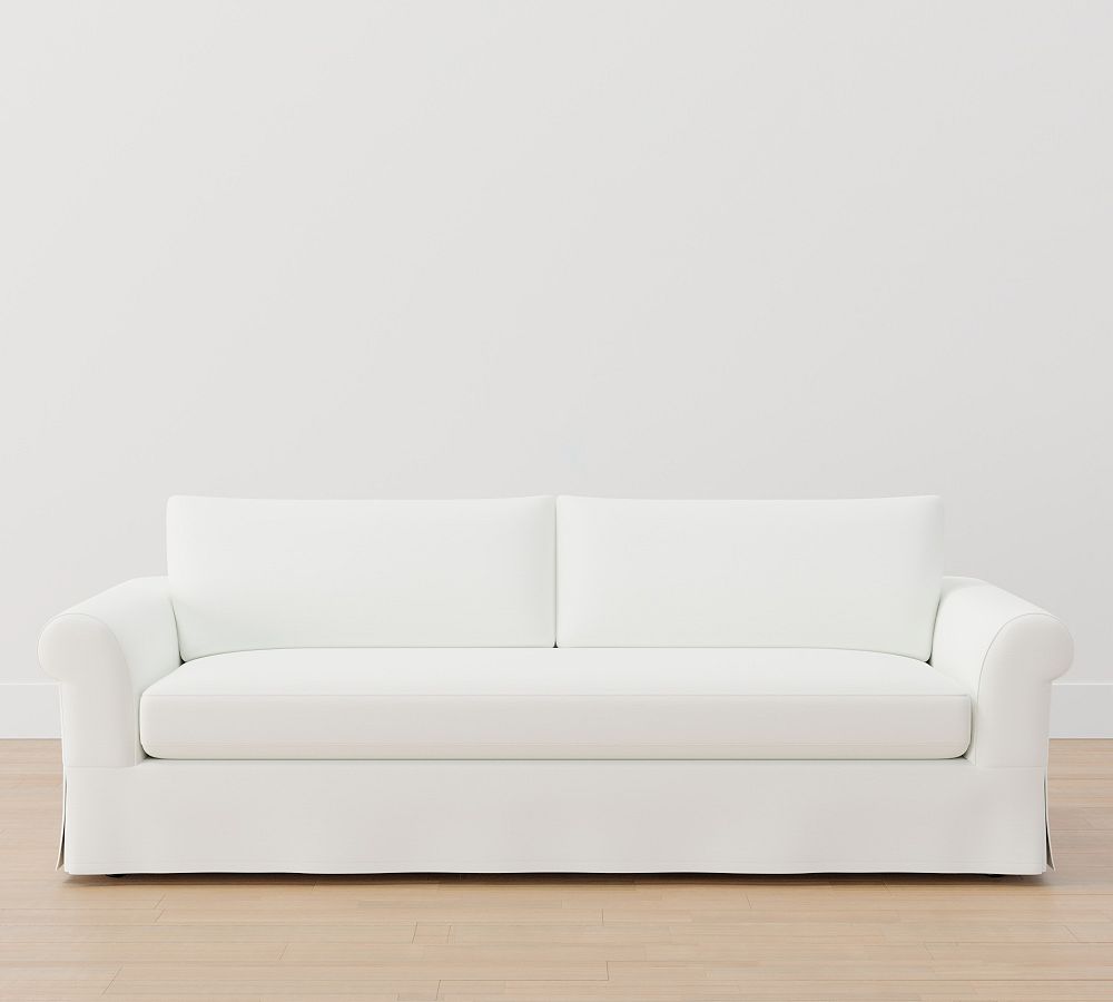Langston Slipcovered Sofa Pottery Barn