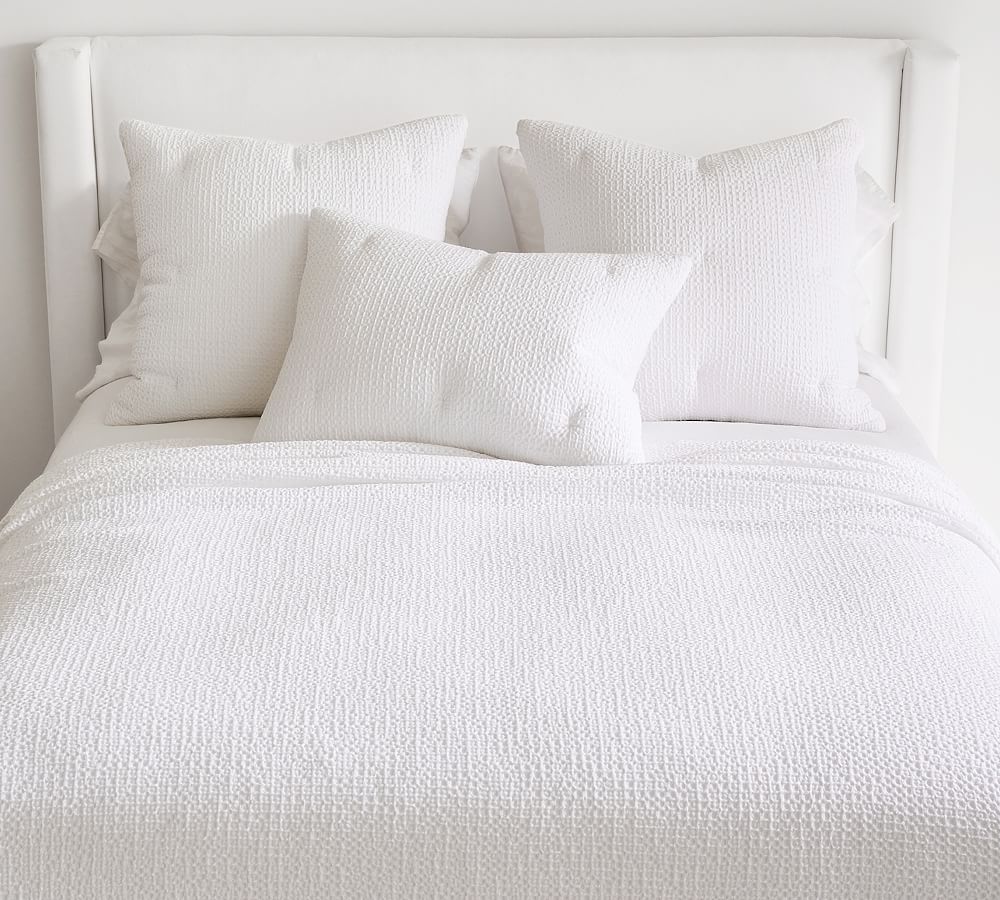 Vintage Washed Cotton/Linen Blanket | Pottery Barn