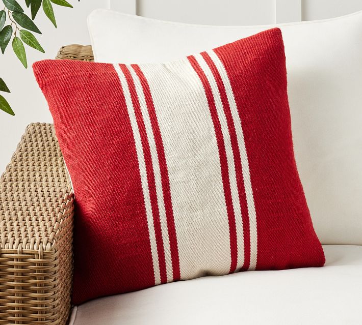 Personalized Rustic Red Barn Farm Throw Pillows, Square and Rectangle  Pillows, Neutral Farmhouse Pillow