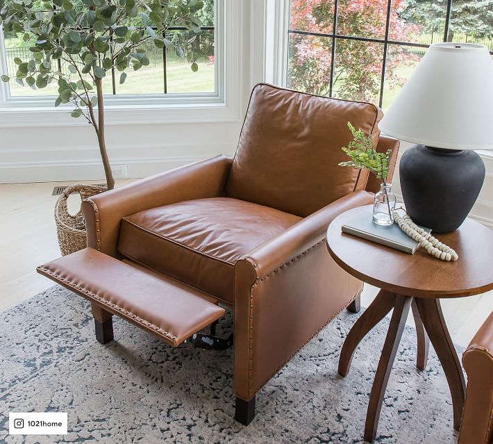 Unbiased Review: Leather Pottery Barn Recliner 2 Years Later - Bless'er  House