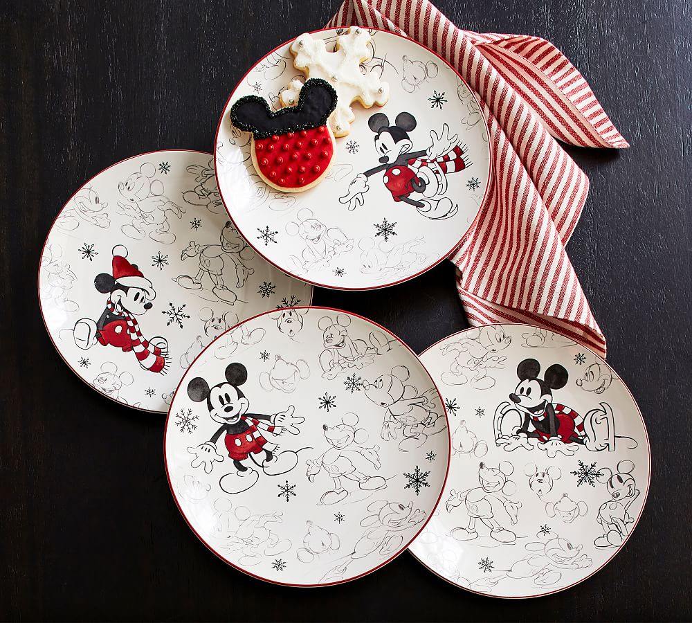 Disney Kitchen | Disney Sketchbook Ceramic Covered Bowl | Color: White | Size: Large | Lizzybrown13's Closet