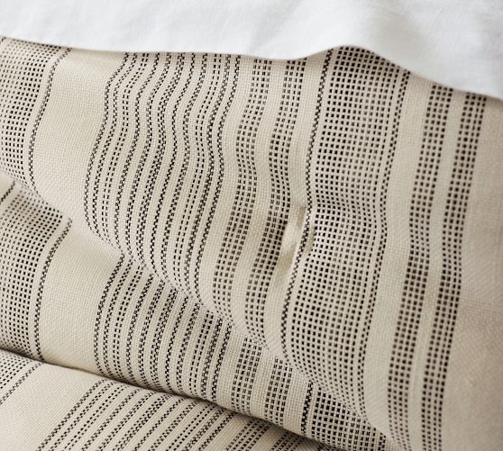 Hawthorn Striped Cotton Comforter | Pottery Barn