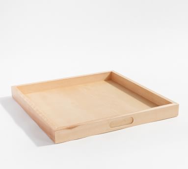 Connor Ash Wood Tray | Pottery Barn