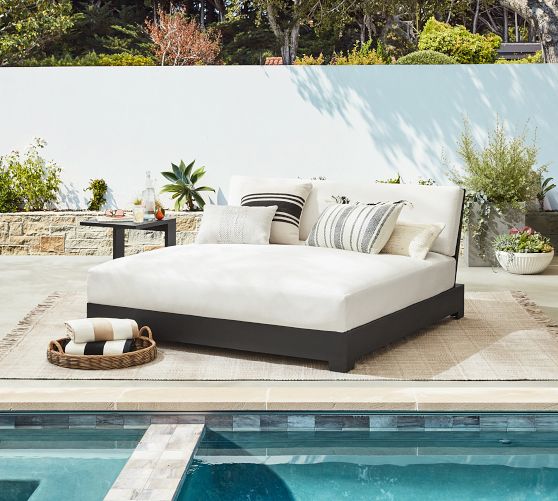 Malibu Platform Outdoor Furniture Cushions Pottery Barn