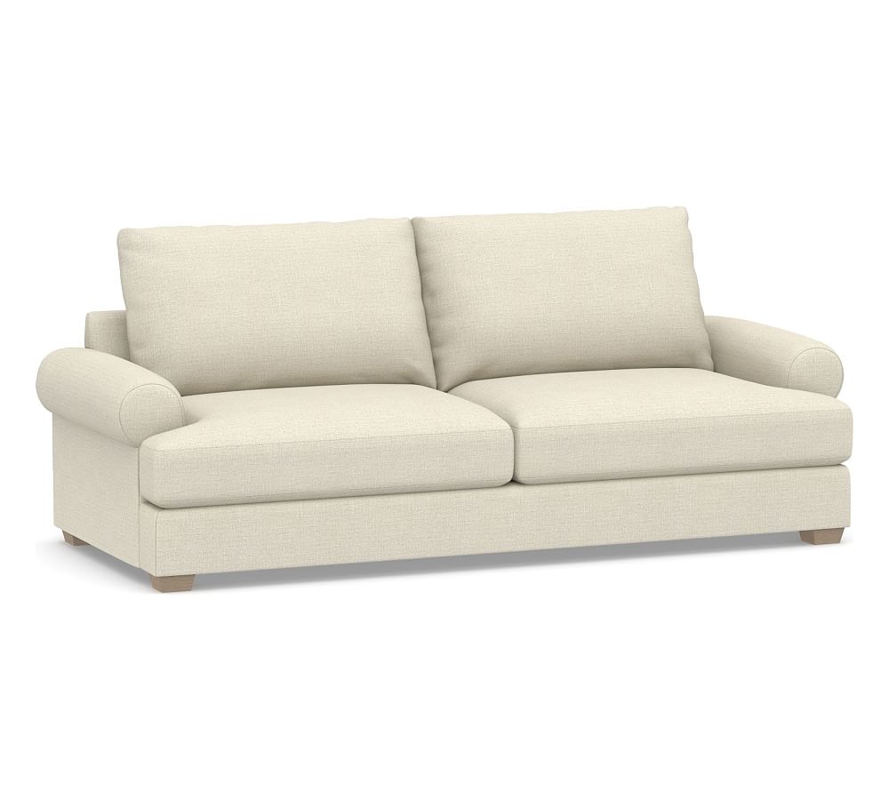 Furniture of America Cumbre 75 in. Beige Chenille 2-Seater