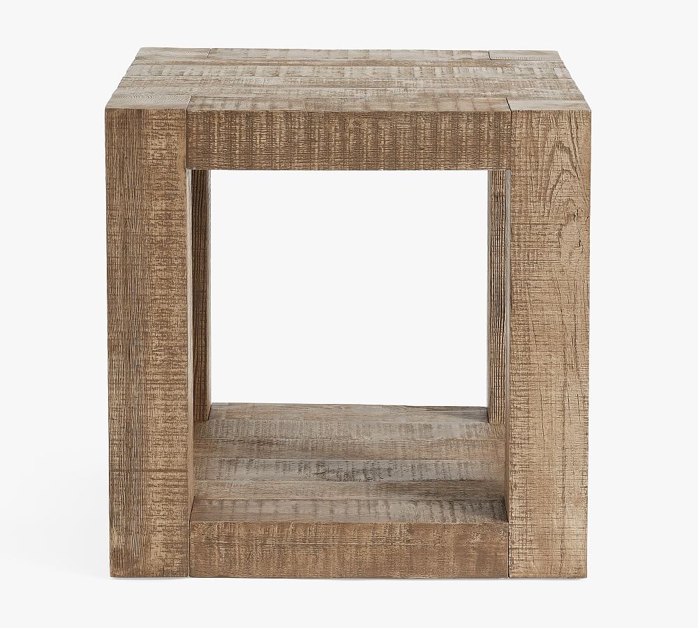 Palisades Rectangular Reclaimed Wood Side Table