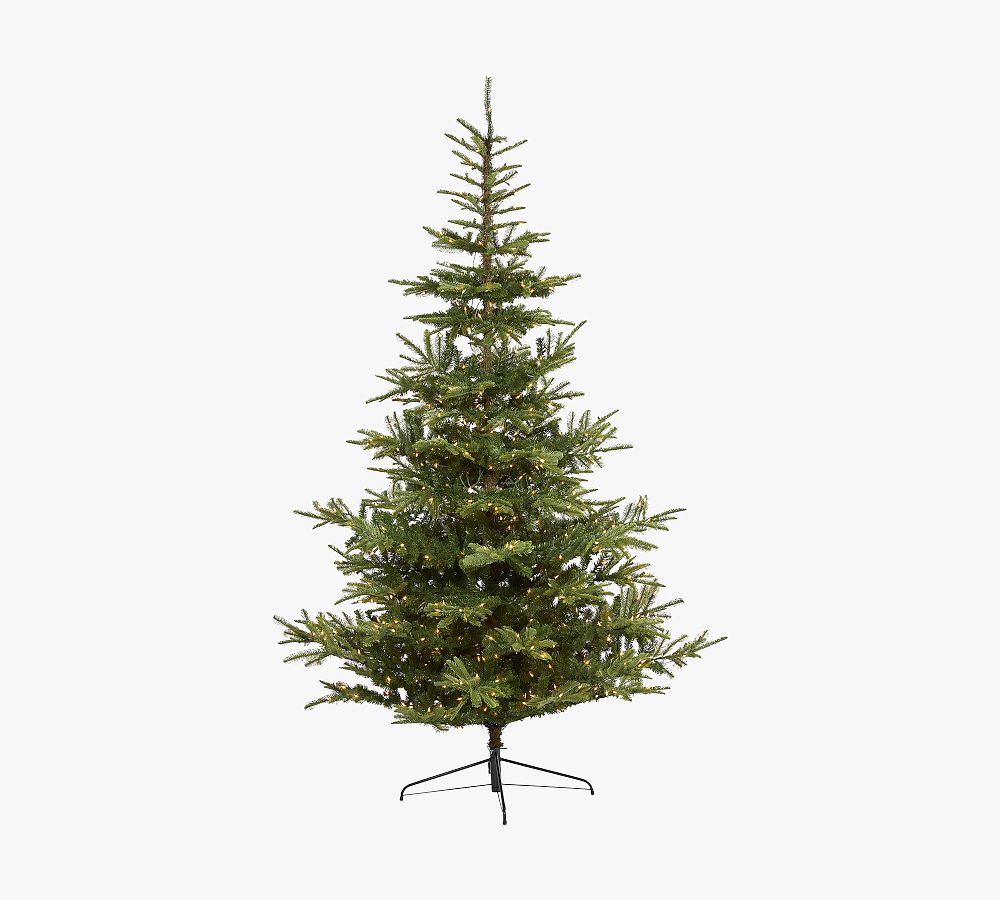 Lit Washington Spruce Faux Christmas Tree Pottery Barn