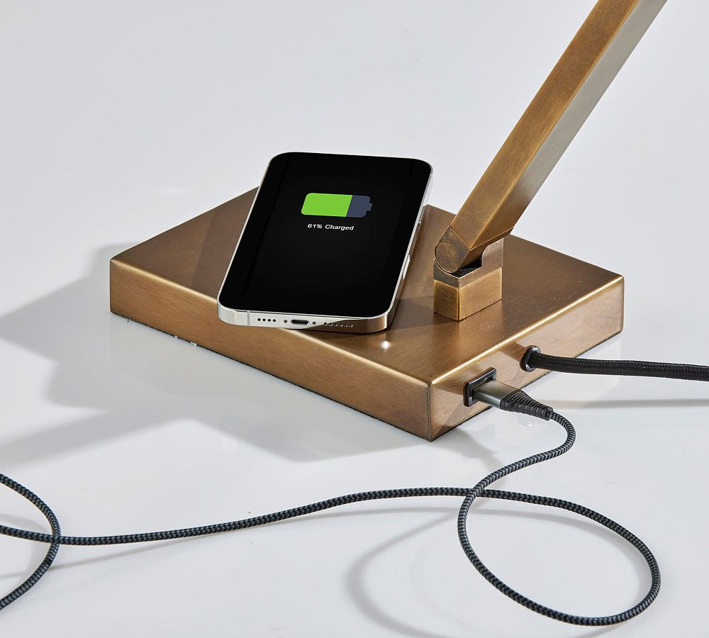 Noble Charge LED Task Lamp Pottery Barn