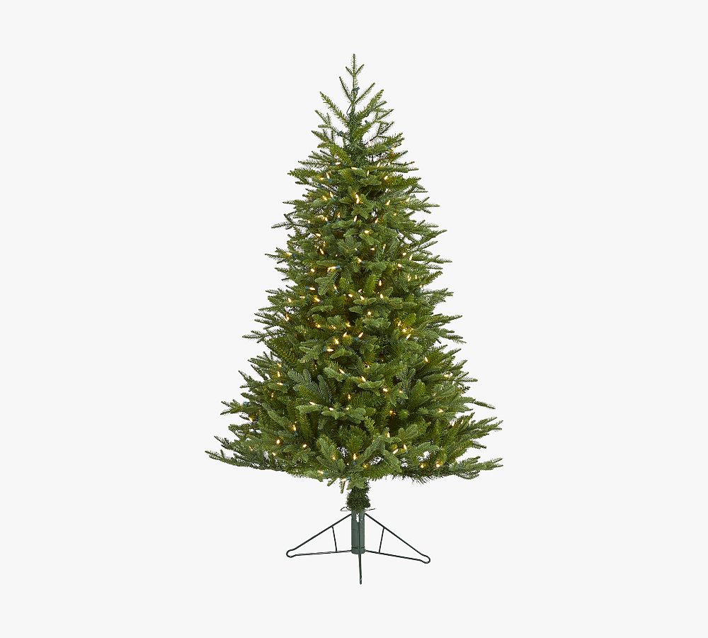 Lit Cambridge Fir Faux Christmas Tree Pottery Barn
