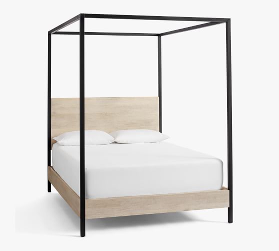 Cayman Metal Canopy Bed | Pottery Barn