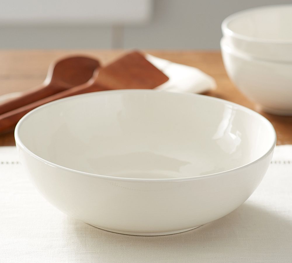 Oval Salad Bowl 72oz in White