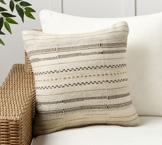 Throw Pillows from Pottery Barn Clearance Tablerunner