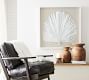 Palm Leaf Shadow Box Art - Black | Wall Art | Pottery Barn