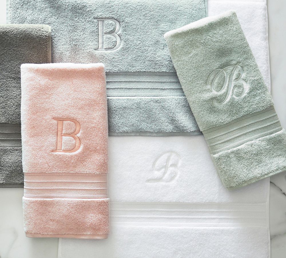 MONOGRAMMED PLUSH TURKISH COTTON & MODAL TOWEL Collection