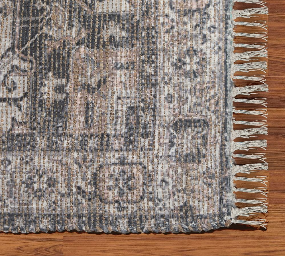 Alphonse Flatweave Fringe Rug | Pottery Barn