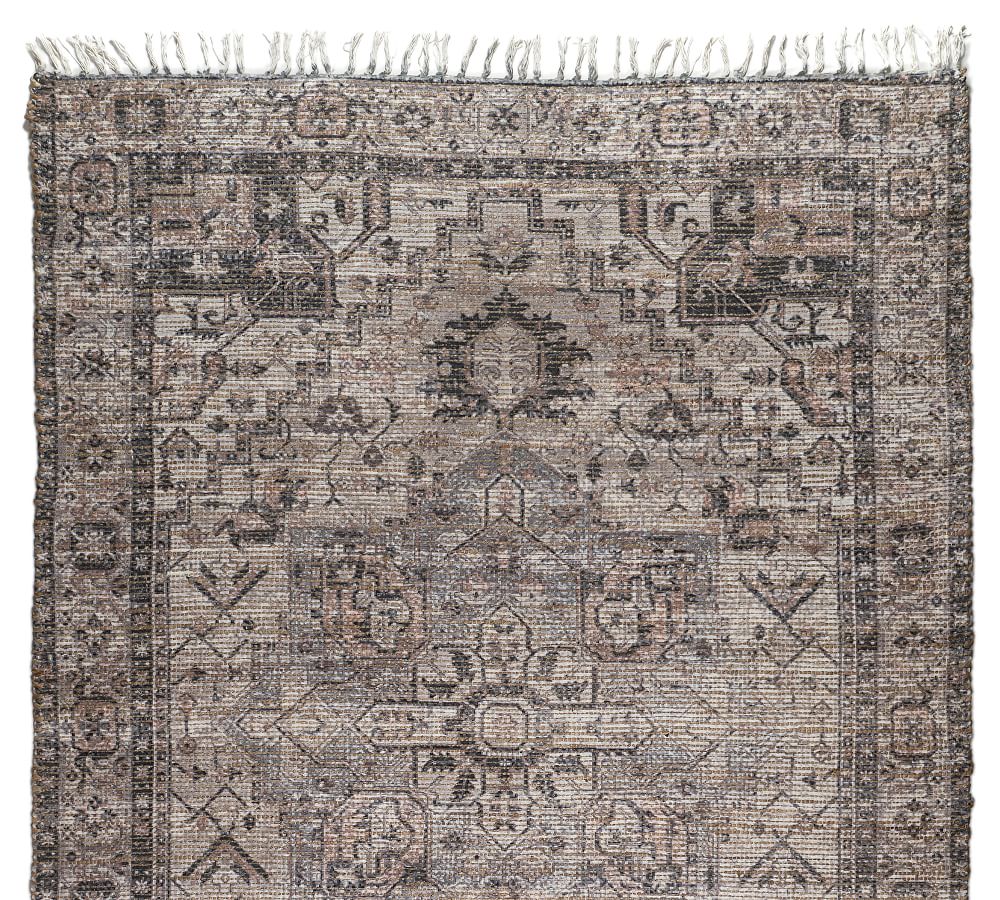 Alphonse Flatweave Fringe Rug | Pottery Barn