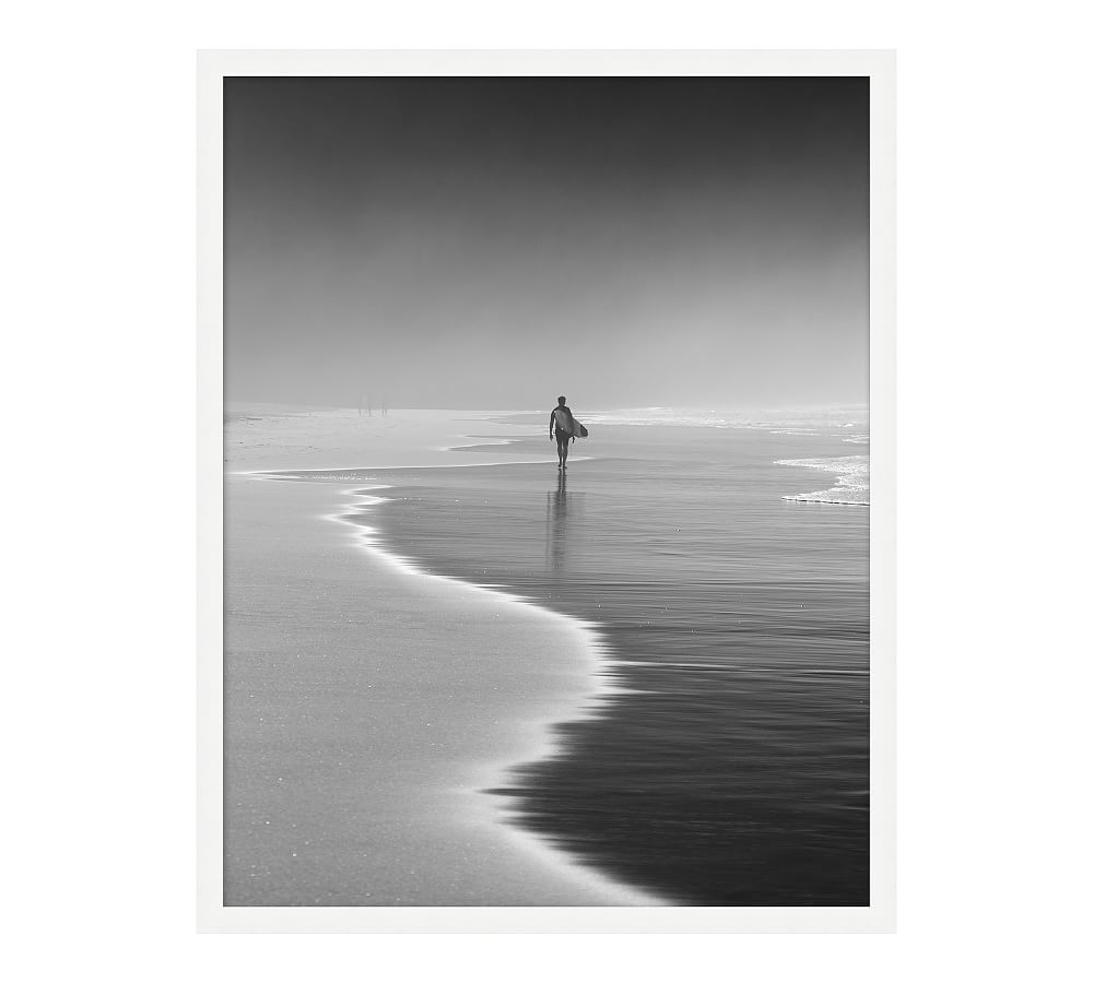 Surfer's Solace Framed Print