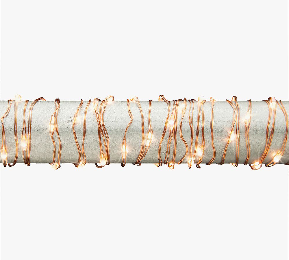 Micro LED String Lights On Copper Wire Pottery Barn