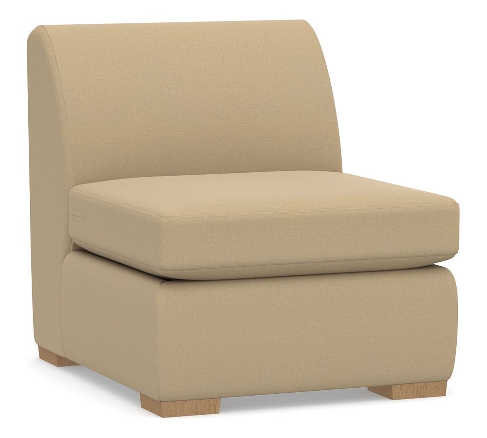 OPEN BOX Bodega Upholstered Armless Chair, Polyester Wrapped Cushions