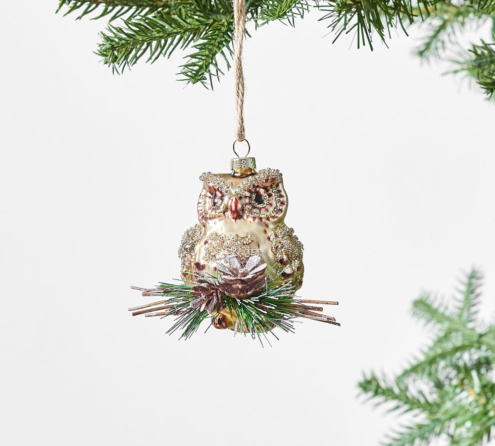 Mercury Owl Ornament