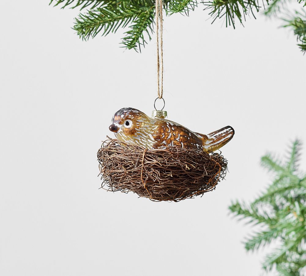 Bird In Nest Ornament