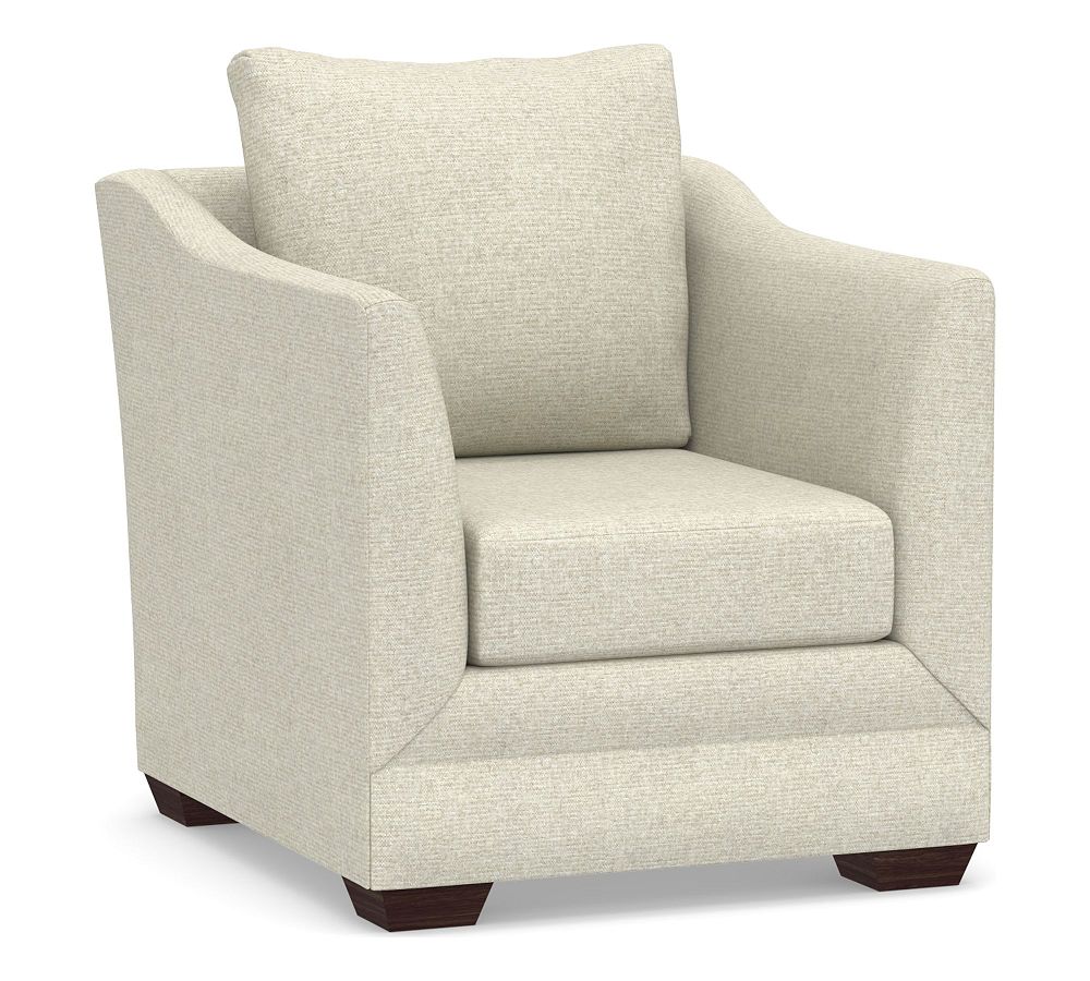 OPEN BOX: Celeste Upholstered Armchair, Polyester Wrapped Cushions ...