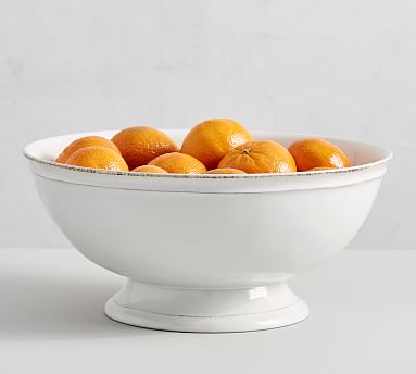 Pottery Barn Star Shaped Ceramic Bowl White Fruit Snack Dish