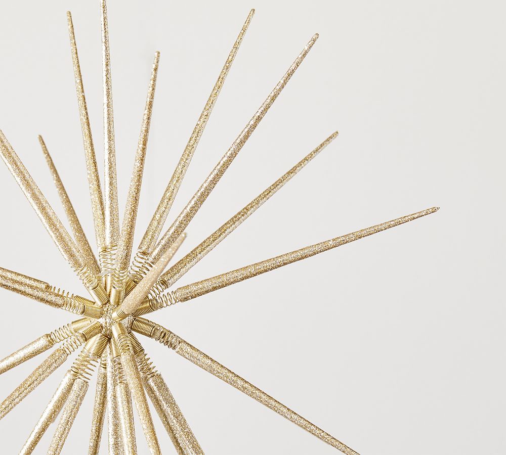 Glitter Starburst Tree Topper Pottery Barn