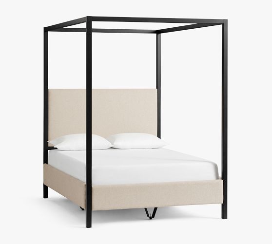 Atwell Metal Canopy Bed Pottery Barn