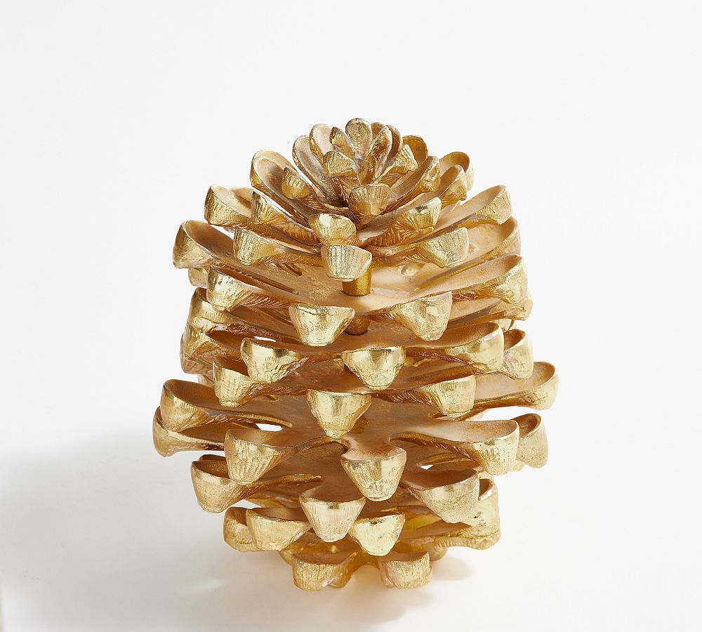 Handcrafted Brass Pinecone