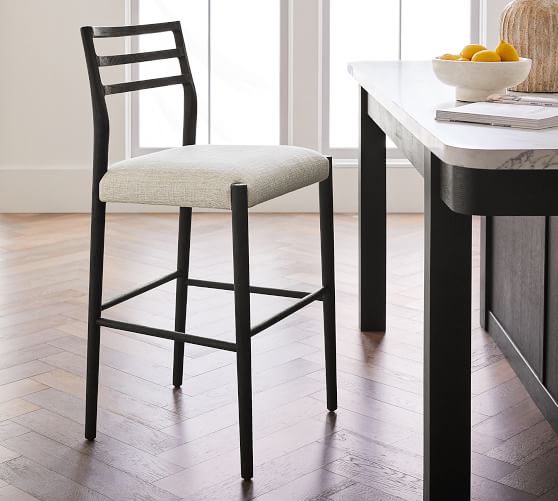 Pottery barn kitchen online counter stools